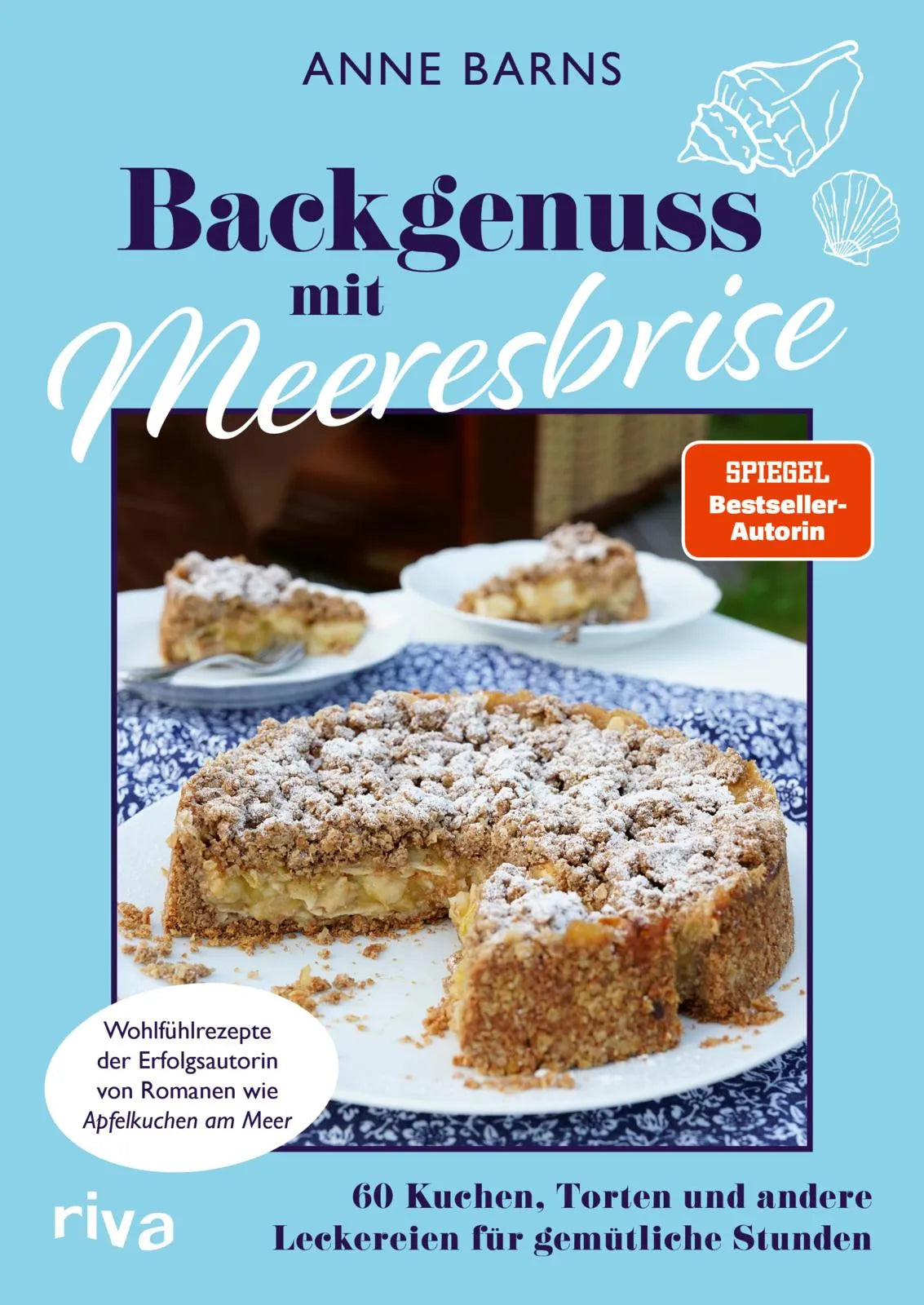 Buchcover von 'Backgenuss mit Meeresbrise' - Gebundene Ausgabe von Anne Barns