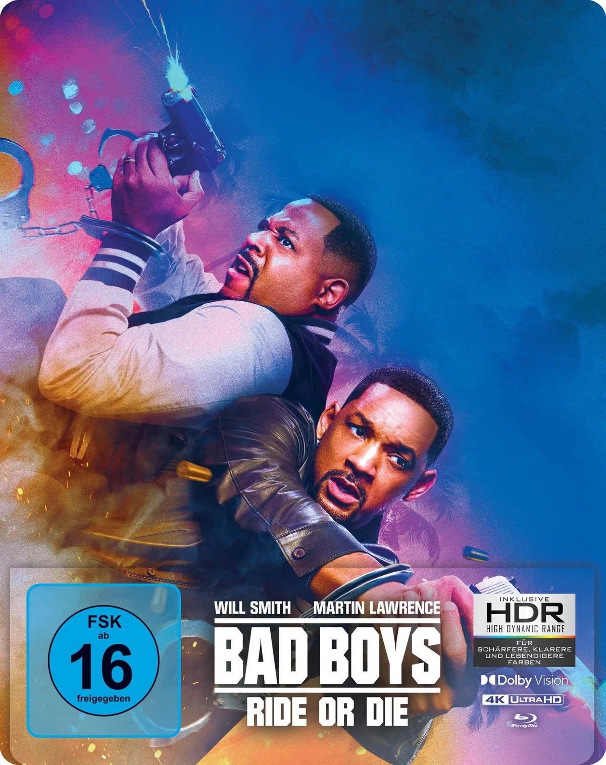 4K UHD Blu-ray-Cover: Bad Boys: Ride or Die. Regie: Bilall Fallah