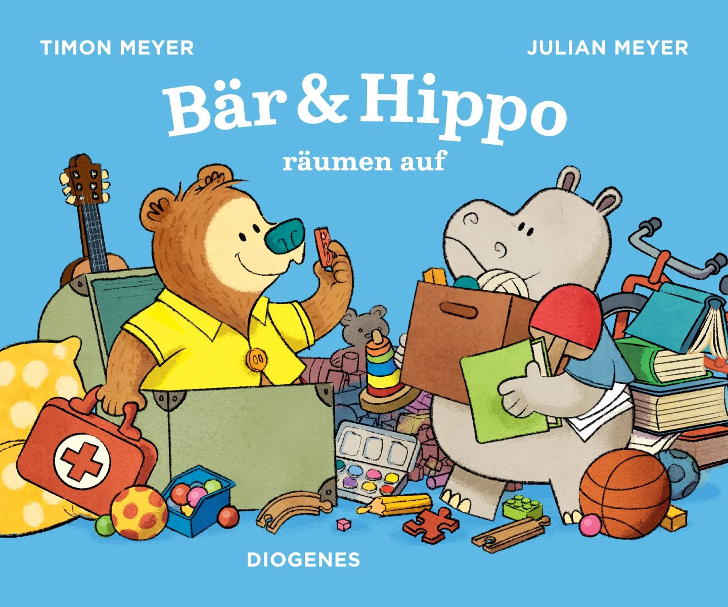Buchcover von 'Bär & Hippo räumen auf' - Gebundene Ausgabe von Timon Meyer