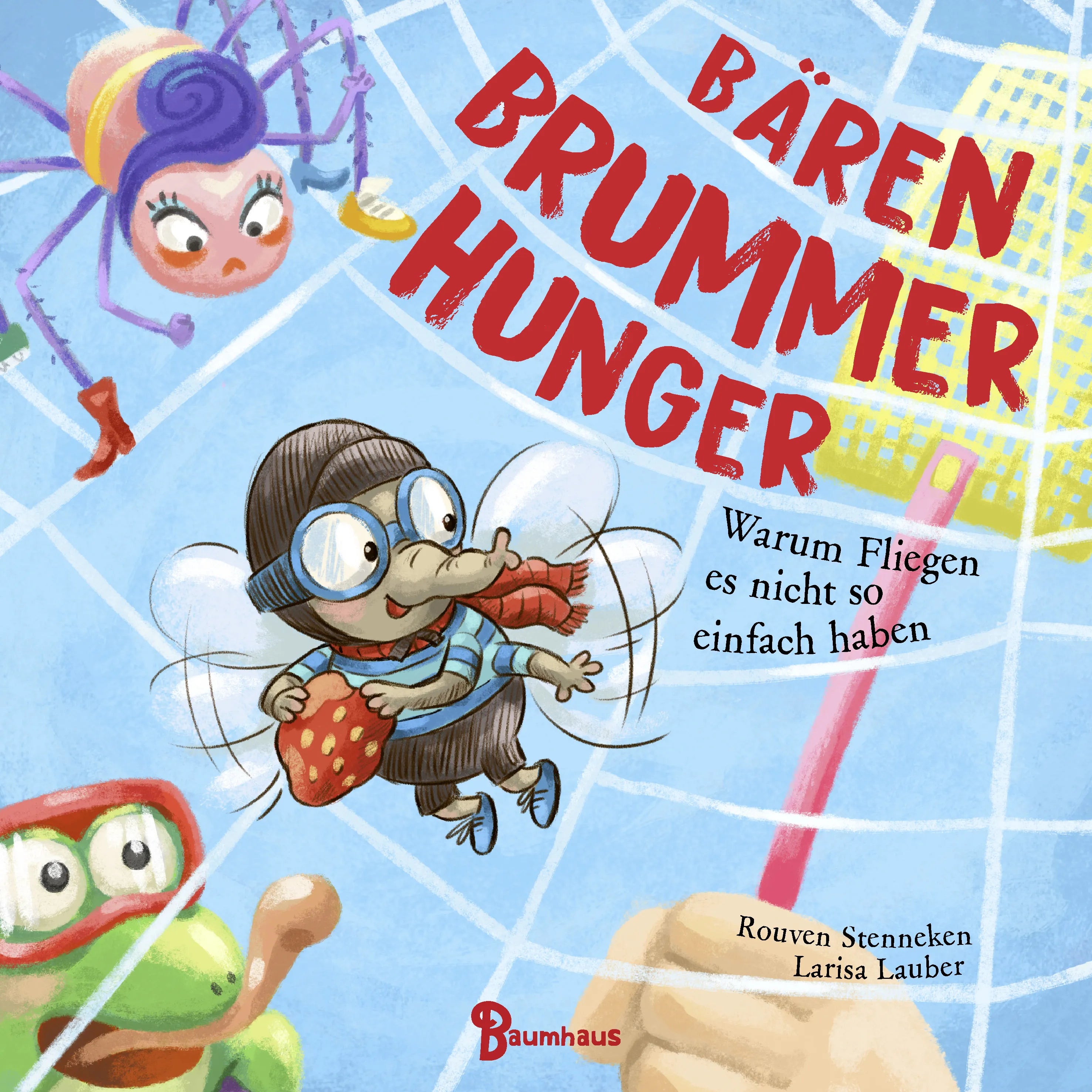 Buchcover von 'Bärenbrummerhunger - Warum Fliegen es nicht so einfach haben' - Gebundene Ausgabe von Rouven Stenneken