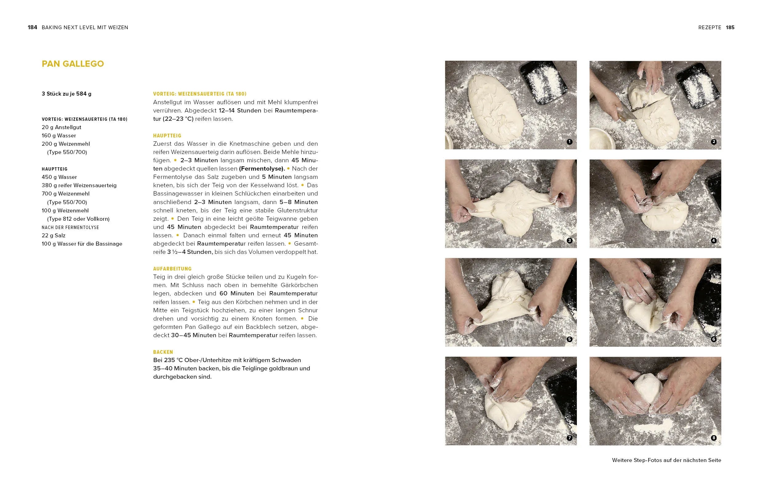 Detailansicht: Baking Next Level mit Weizen (Hardcover)