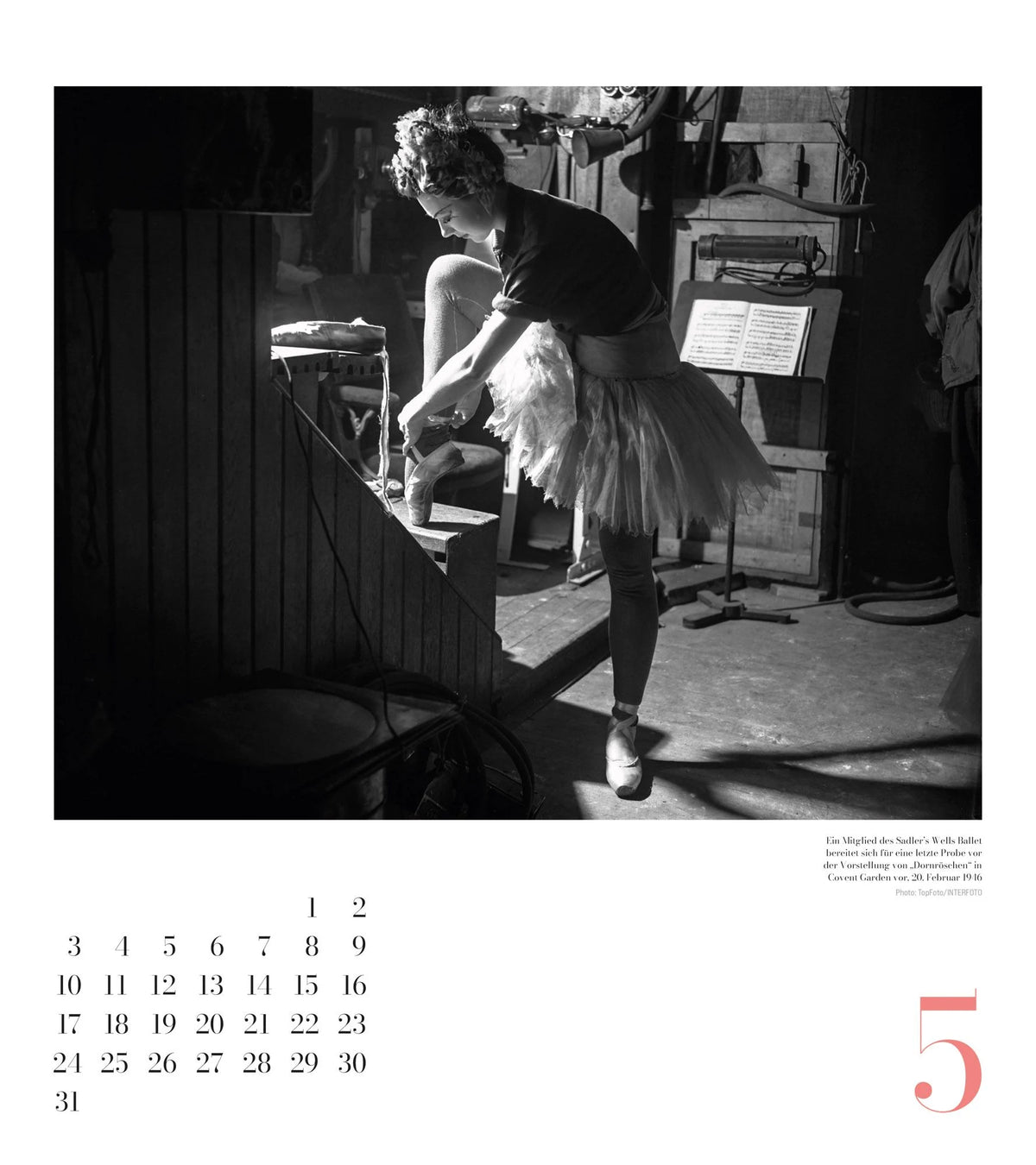 Ballett Kalender 2027 – Ansicht