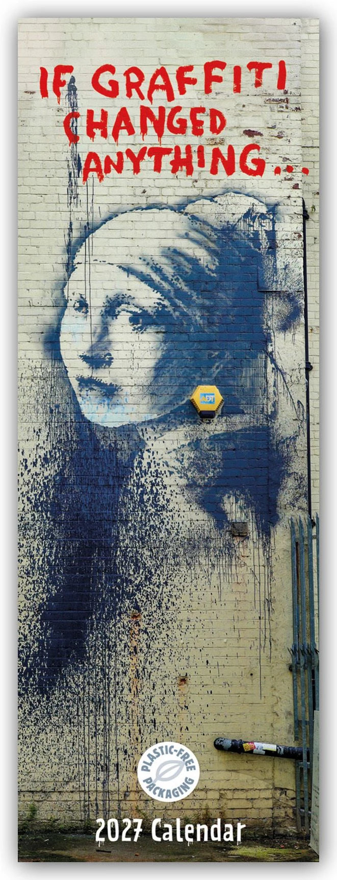 Wandkalender: Banksy – If Graffiti Changed Anything 2027 – Slimline-Kalender