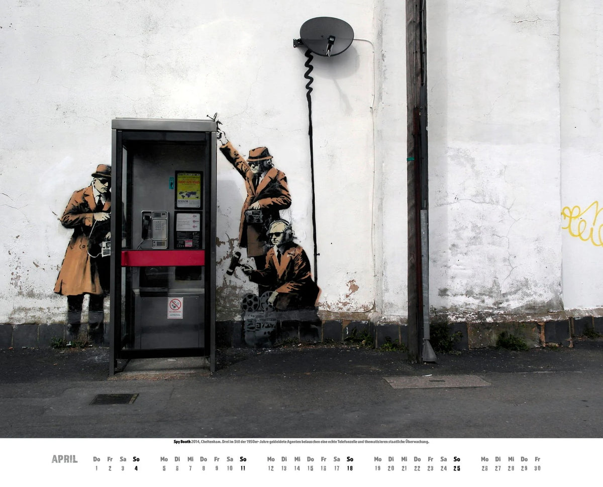Banksy Kalender 2027 Premium XXL-Posterkalender – Ansicht