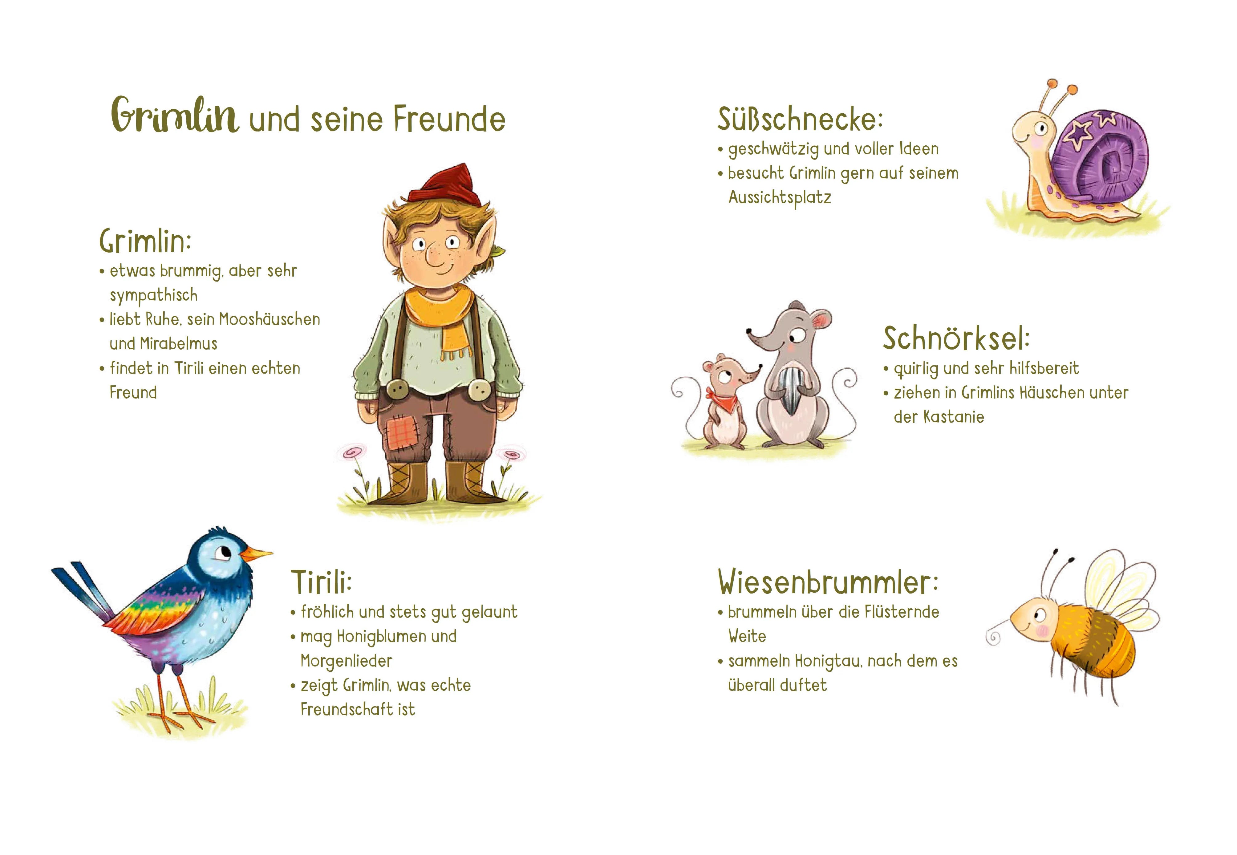 Produktansicht: Der kleine Grimlin und die große Portion Mut - Eine Freundschaftsgeschichte (Gebundene Ausgabe)