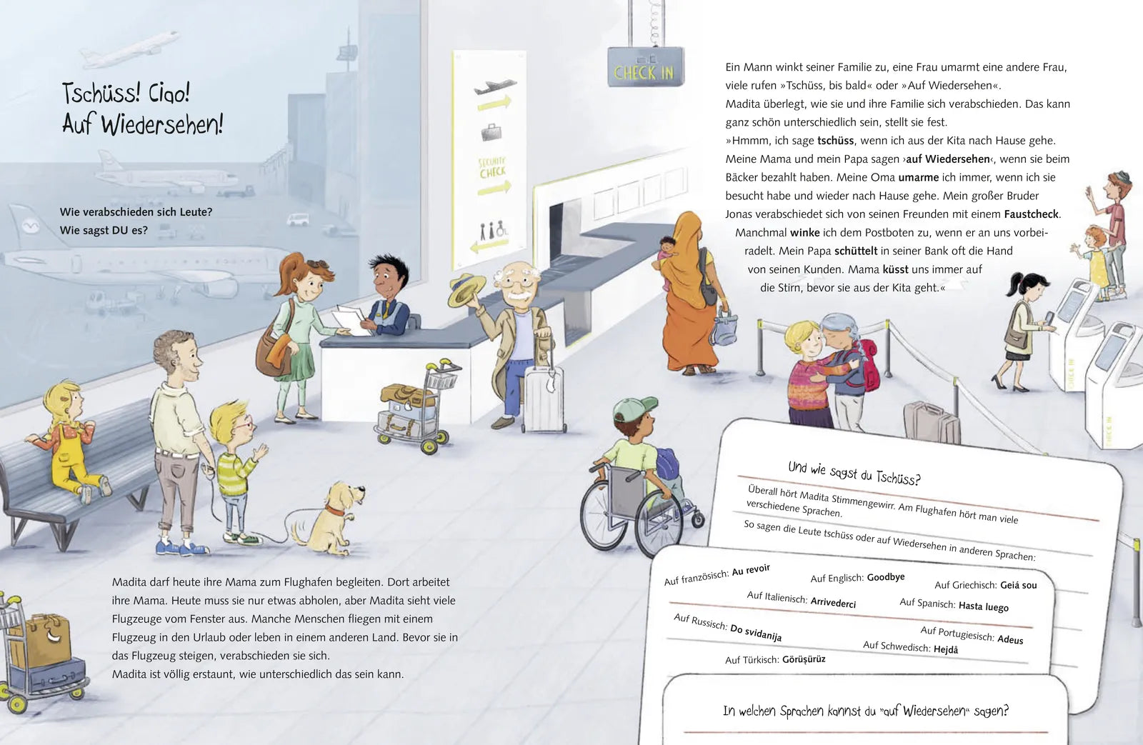 Produktansicht: Tschüss und Kuss (Gebundene Ausgabe)