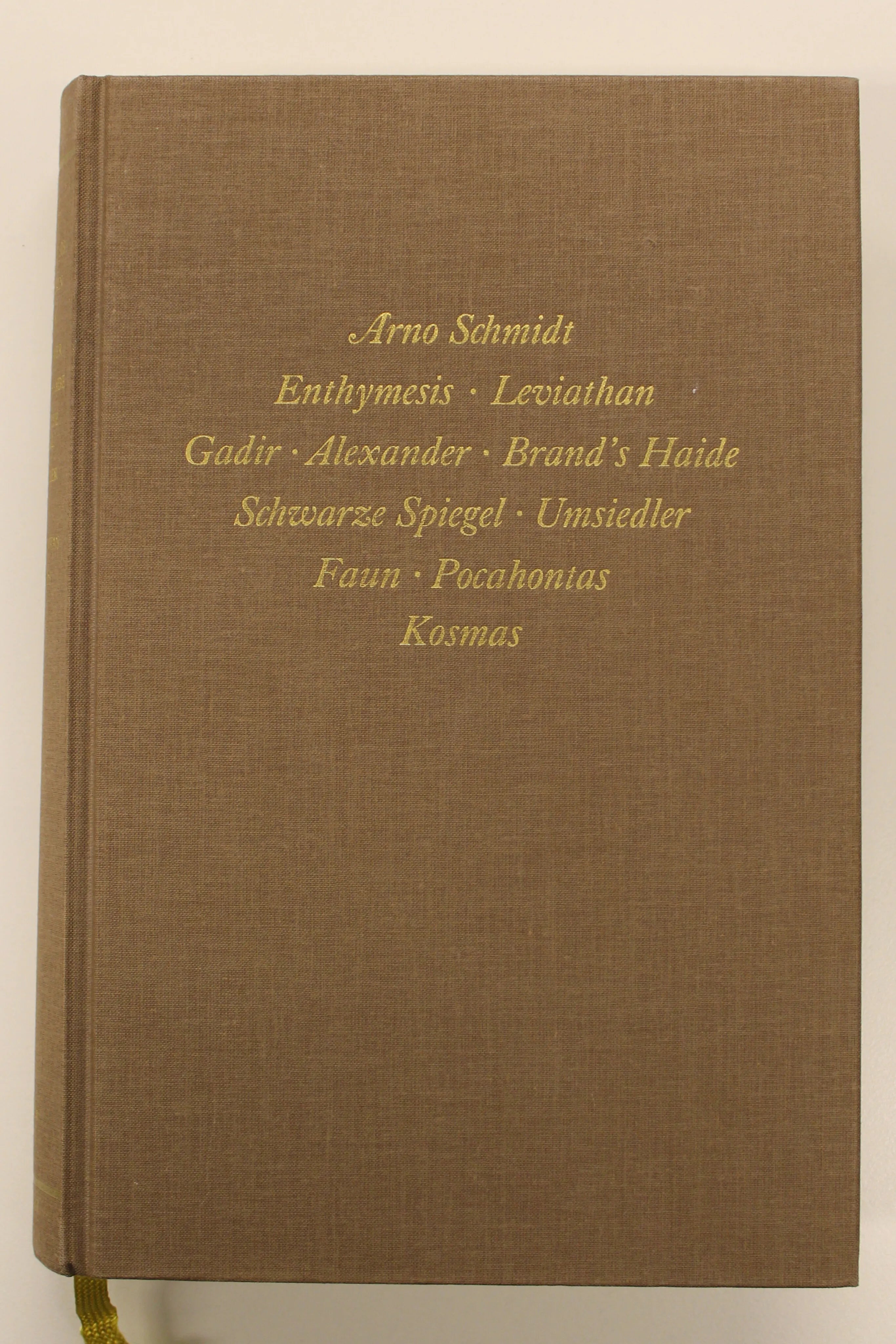 Buchcover von 'Bargfelder Ausgabe. Werkgruppe I. Romane, Erzählungen, Gedichte, Juvenilia' - Gebundene Ausgabe von Arno Schmidt