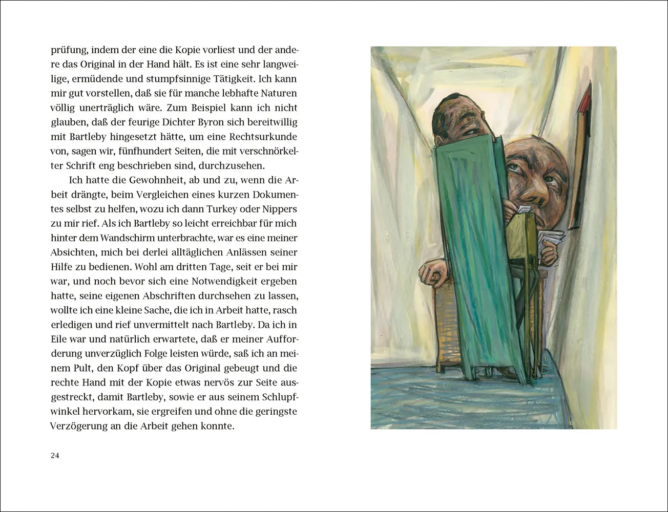 Innenansicht von 'Bartleby, der Schreiber' - Gebundene Ausgabe
