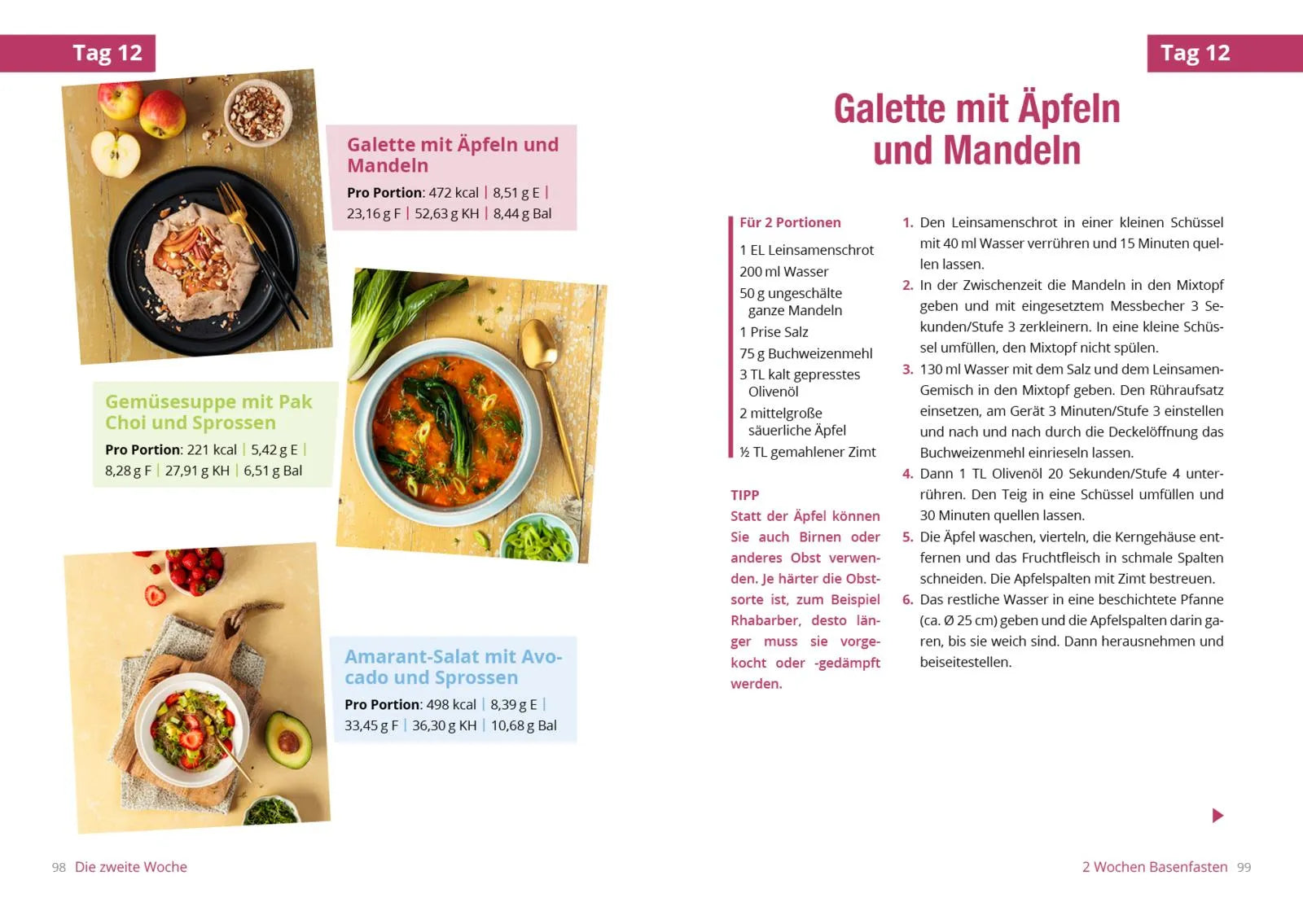 Innenansicht von 'Basenfasten mit dem Thermomix®' - Taschenbuch