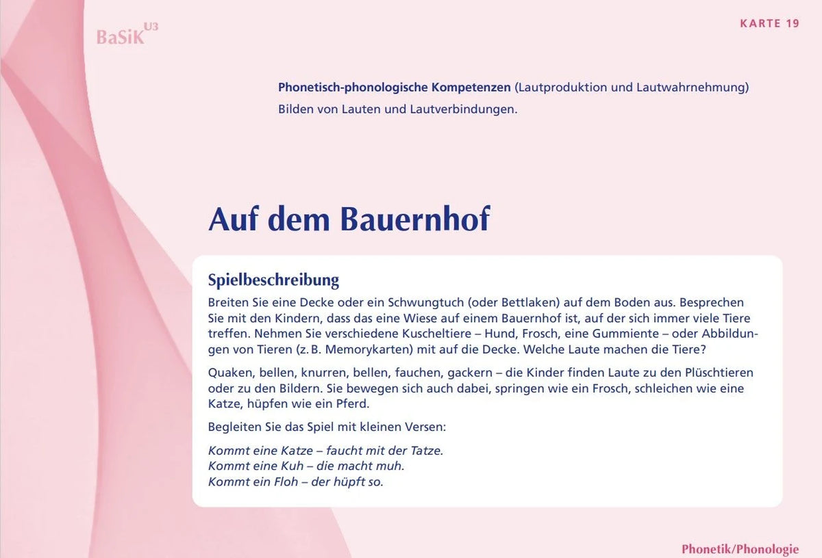 BaSiK U3. Das Kartenset – Ansicht
