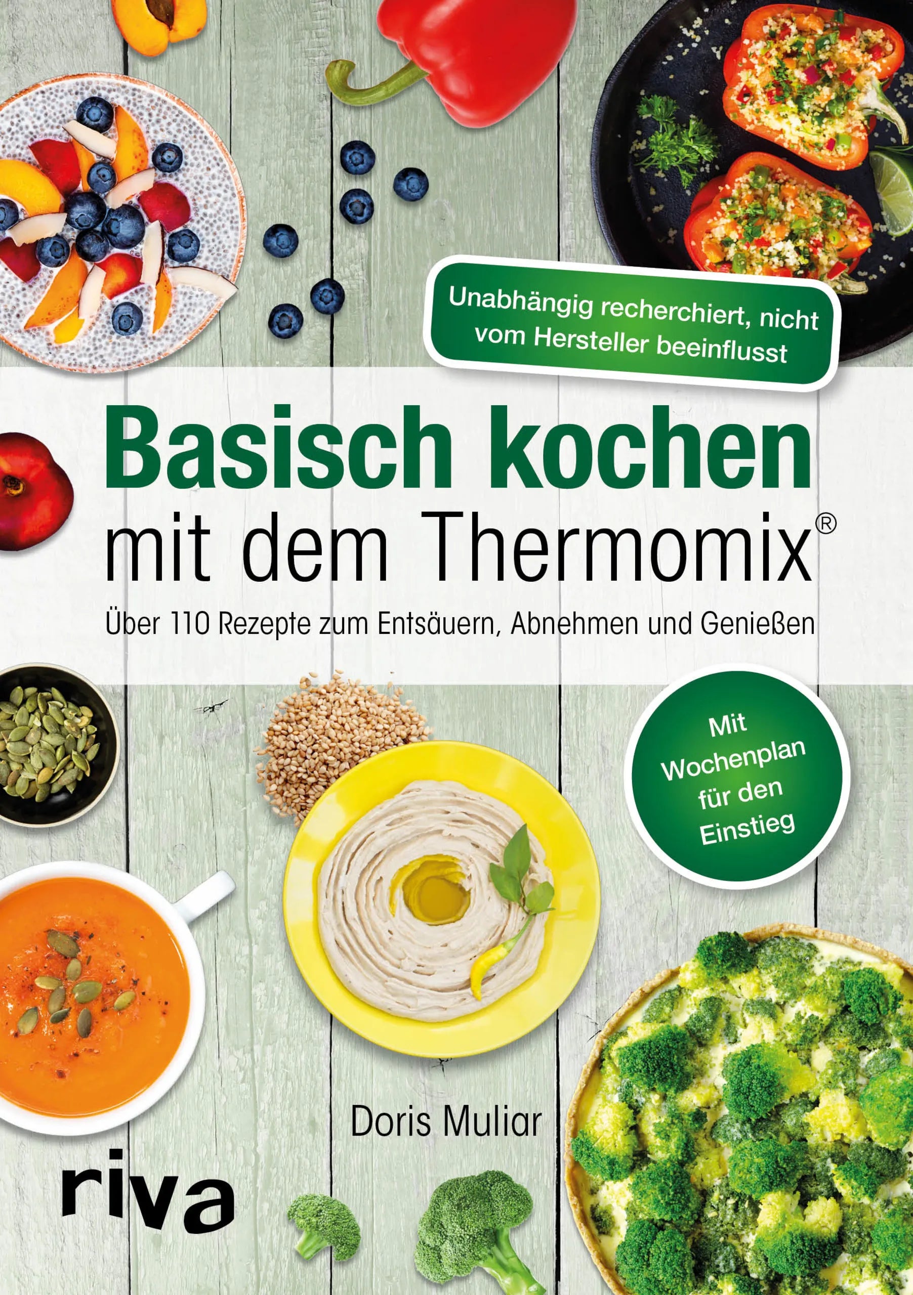 Buchcover von 'Basisch kochen mit dem Thermomix®' - Taschenbuch von Doris Muliar