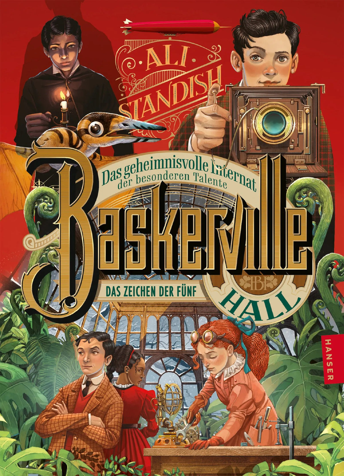 Cover: Baskerville Hall - Das geheimnisvolle Internat der besonderen Talente: Das Zeichen der Fünf (Taschenbuch) von Ali Standish