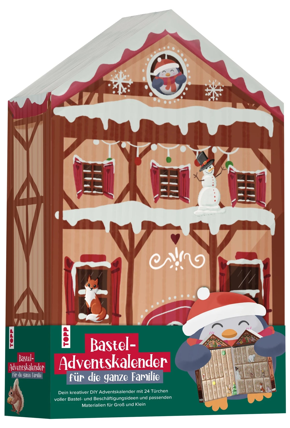 Adventskalender: Bastel-Adventskalender für die ganze Familie - Dein kreativer DIY-Adventskalender mit 24 Türchen voller Bastel- und Beschäftigungsideen