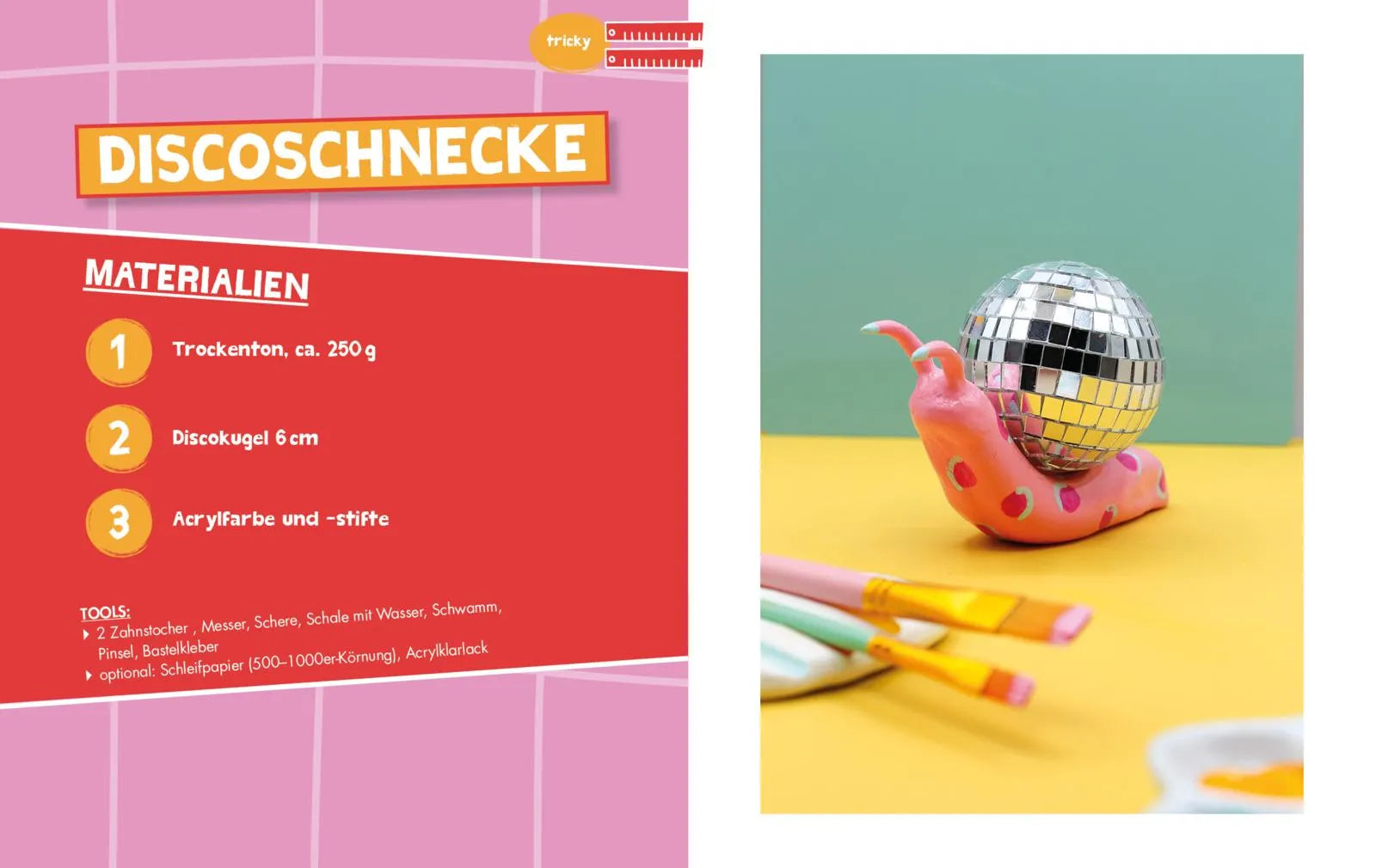 Innenansicht von 'Basteln mit 5 Materialien' - Taschenbuch