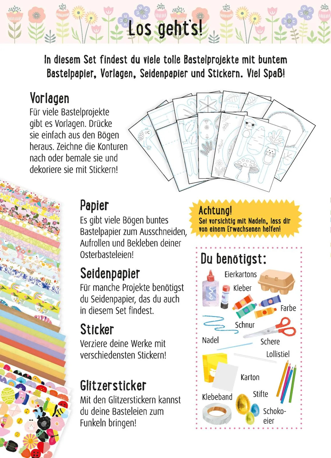 Abbildung von 'Bastelset für Kinder: Kreatives Bastelset: Ostern'