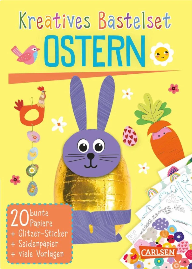 Buchcover von 'Bastelset für Kinder: Kreatives Bastelset: Ostern' - Taschenbuch von Anton Poitier