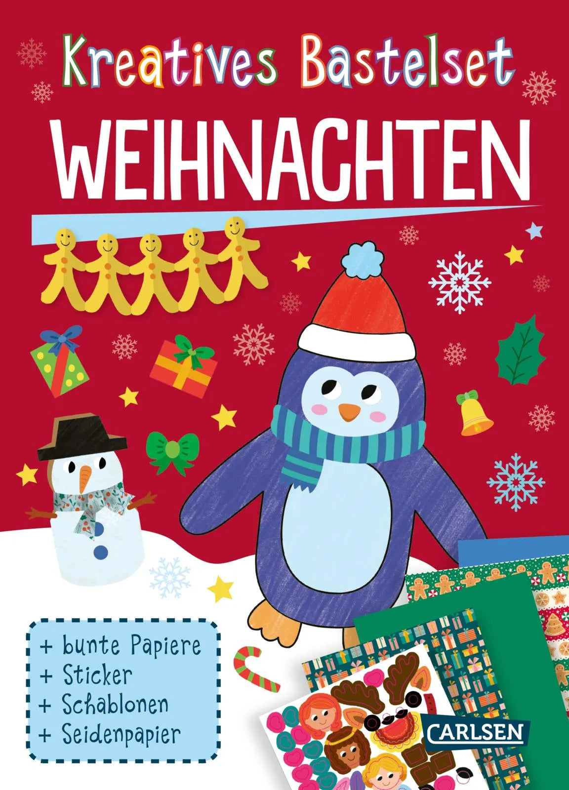 Buchcover von 'Bastelset für Kinder: Kreatives Bastelset: Weihnachten 2025' - Taschenbuch von Anton Poitier