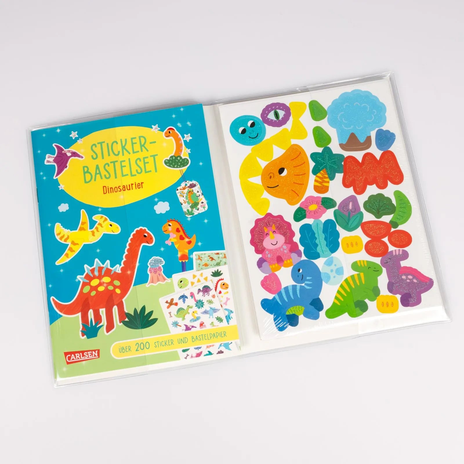 Abbildung von 'Bastelset für Kinder: Sticker-Bastelset: Dinosaurier'