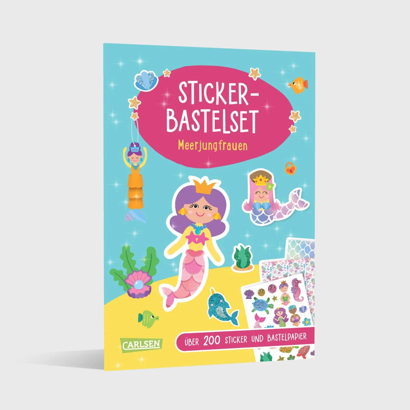 Anton Poitier - Bastelset für Kinder: Sticker-Bastelset: Meerjungfrauen