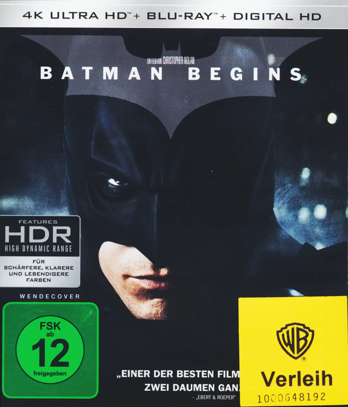 Batman Begins (+ 2 BRs) - Blu-ray 4K Ultra HD