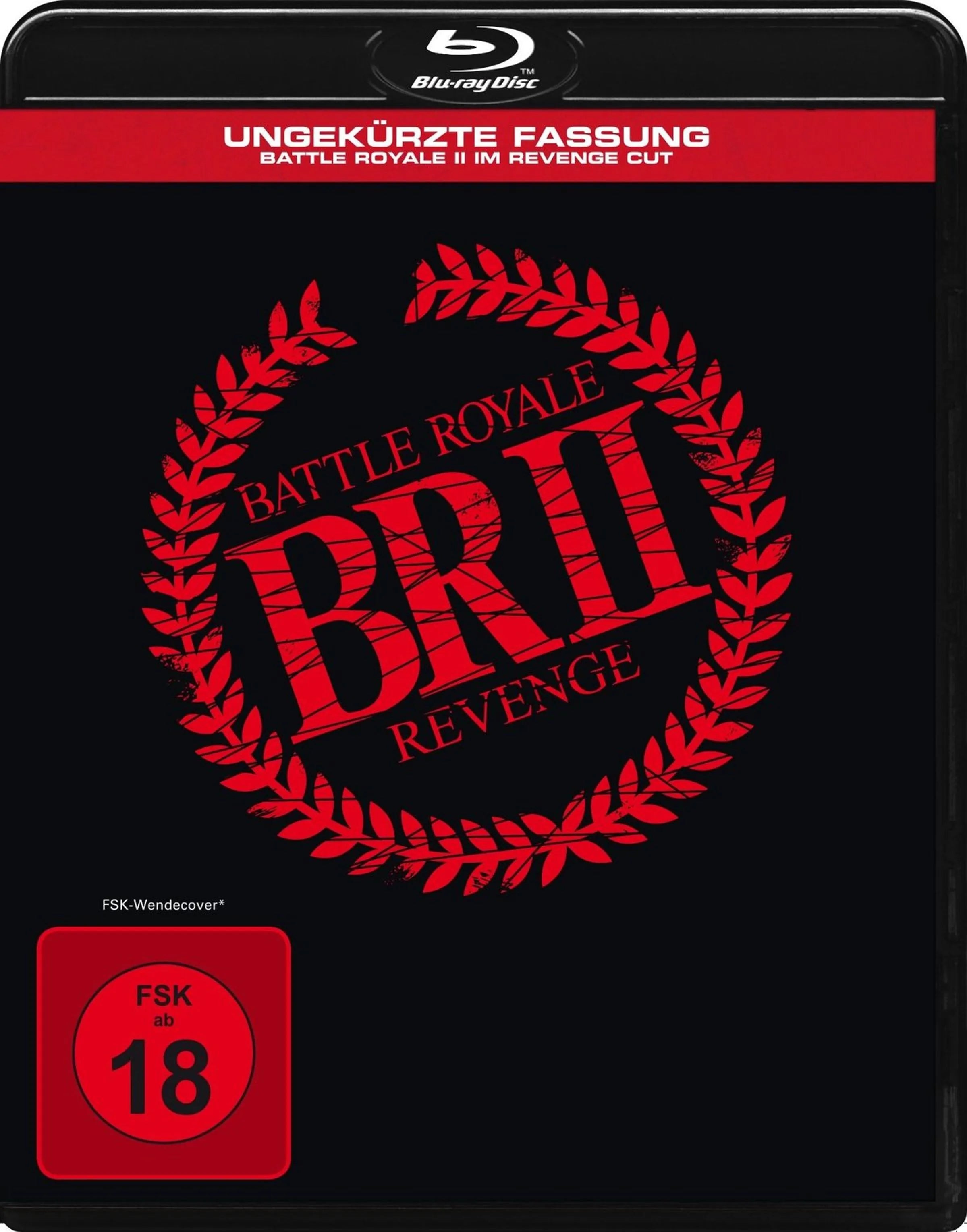 Blu-ray-Cover: Battle Royale 2 - Revenge Cut. Regie: Kinji Fukasaku. Vorläufiges Cover - Platzhalterbild