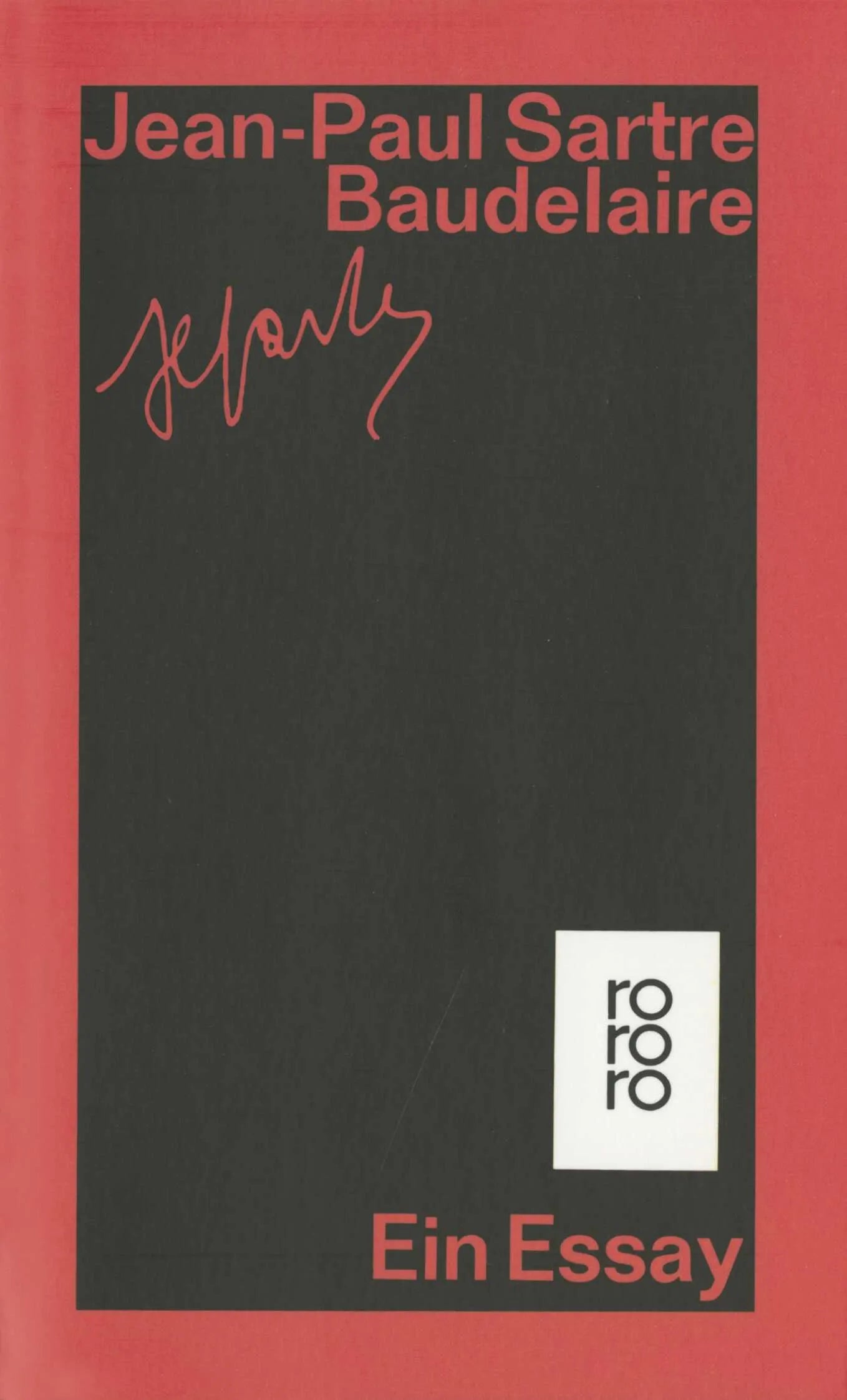 Buchcover von 'Baudelaire' - Taschenbuch von Jean-Paul Sartre