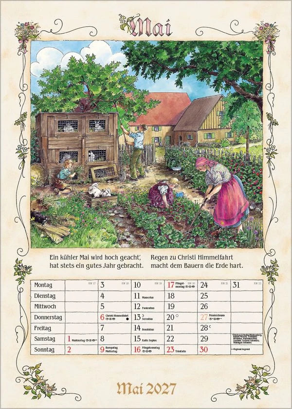 Bauernkalender 2027 – Ansicht