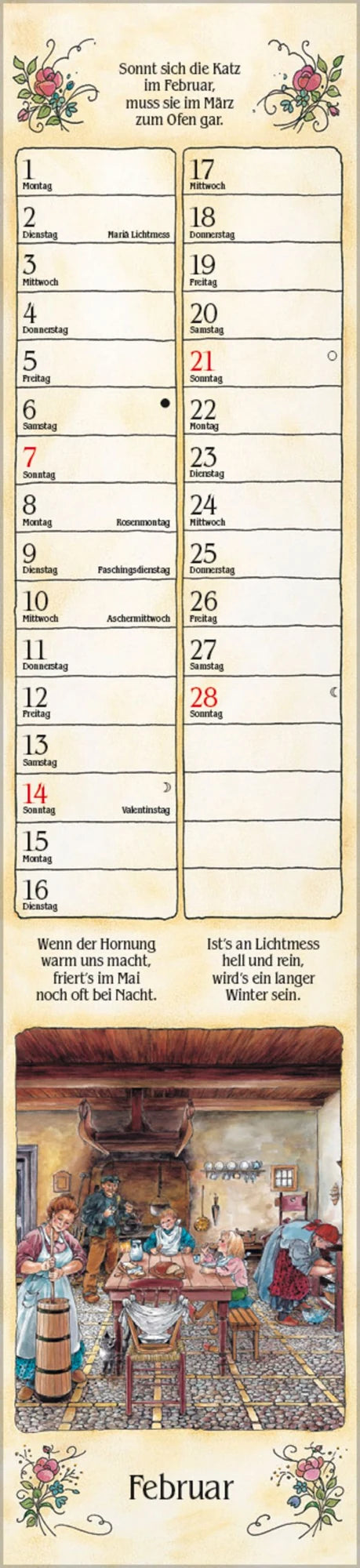 Bauernkalender Langplaner 2027 – Ansicht