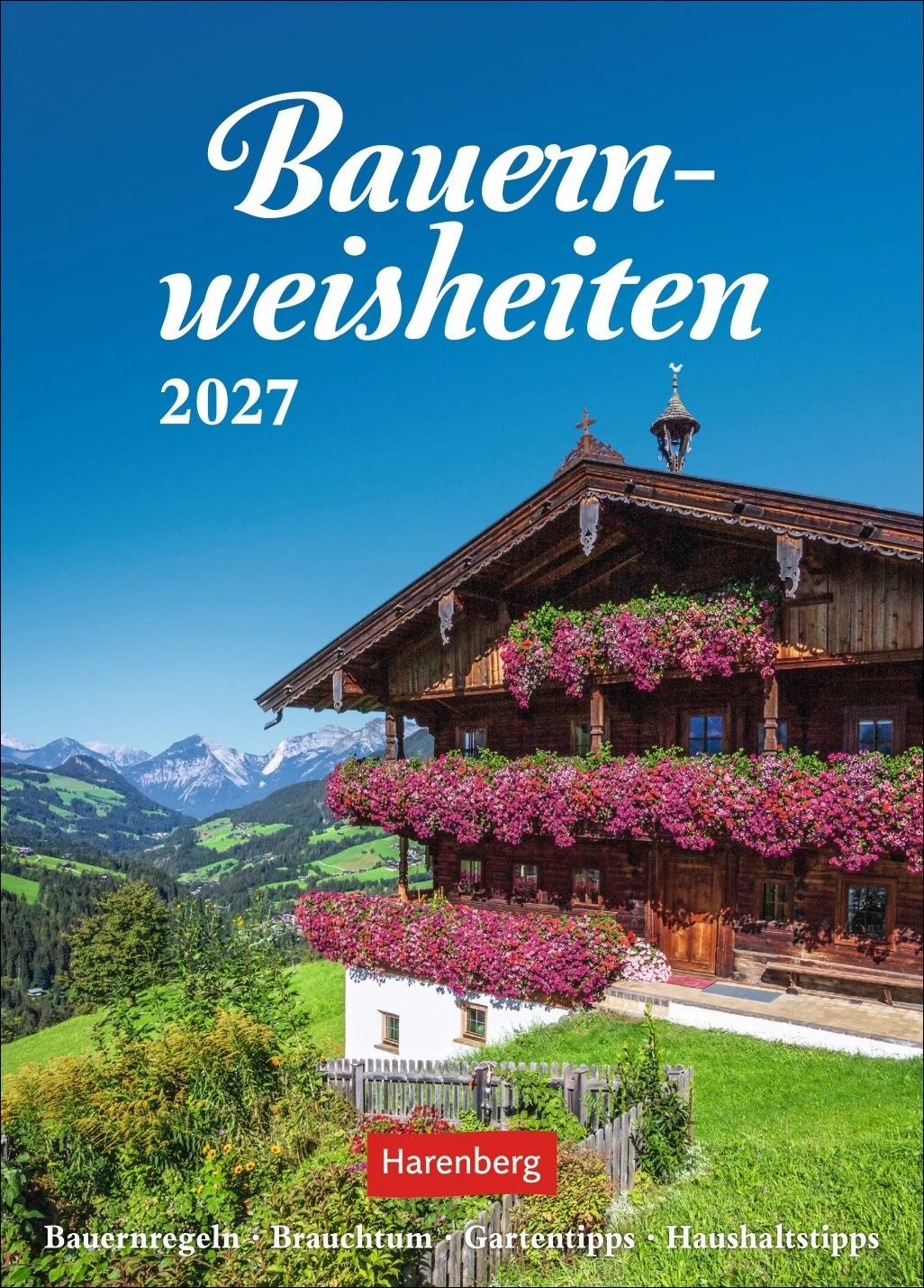 Taschenkalender: Bauernweisheiten Wochenkalender 2027 - Bauernregeln, Brauchtum, Gartentipps, Haushaltstipps