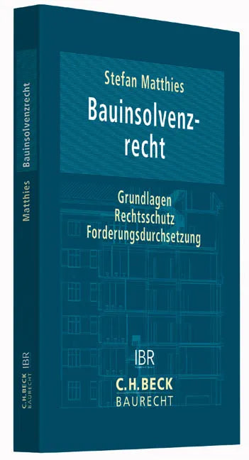 Buchcover von 'Bauinsolvenzrecht' - Taschenbuch von Stefan Matthies