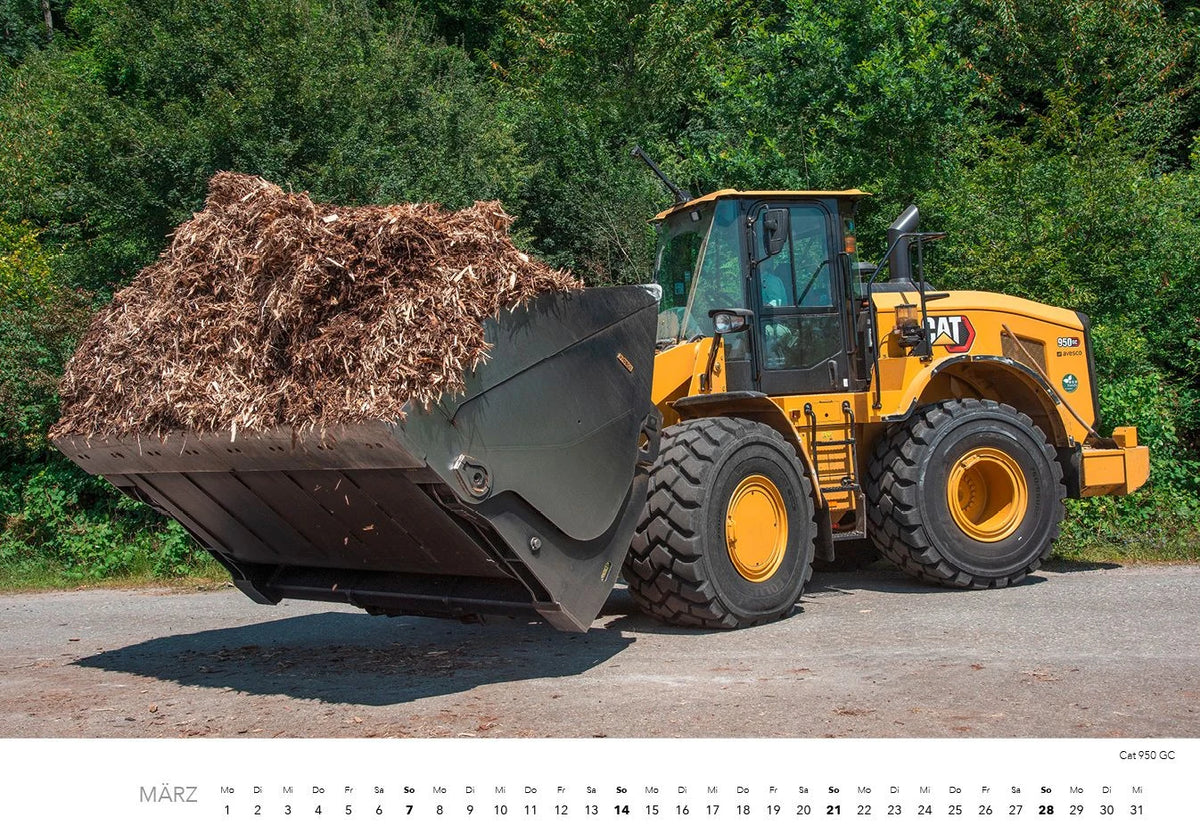 Baumaschinen Kalender 2027 – Ansicht