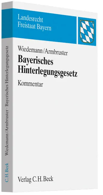 Buchcover von 'Bayerisches Hinterlegungsgesetz' - Taschenbuch von Rainer Wiedemann