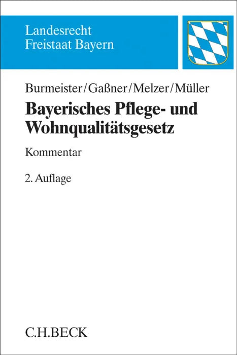 Buchcover von 'Bayerisches Pflege- und Wohnqualitätsgesetz. PfleWoqG' - Taschenbuch von Julian Raphael Burmeister-Bießle