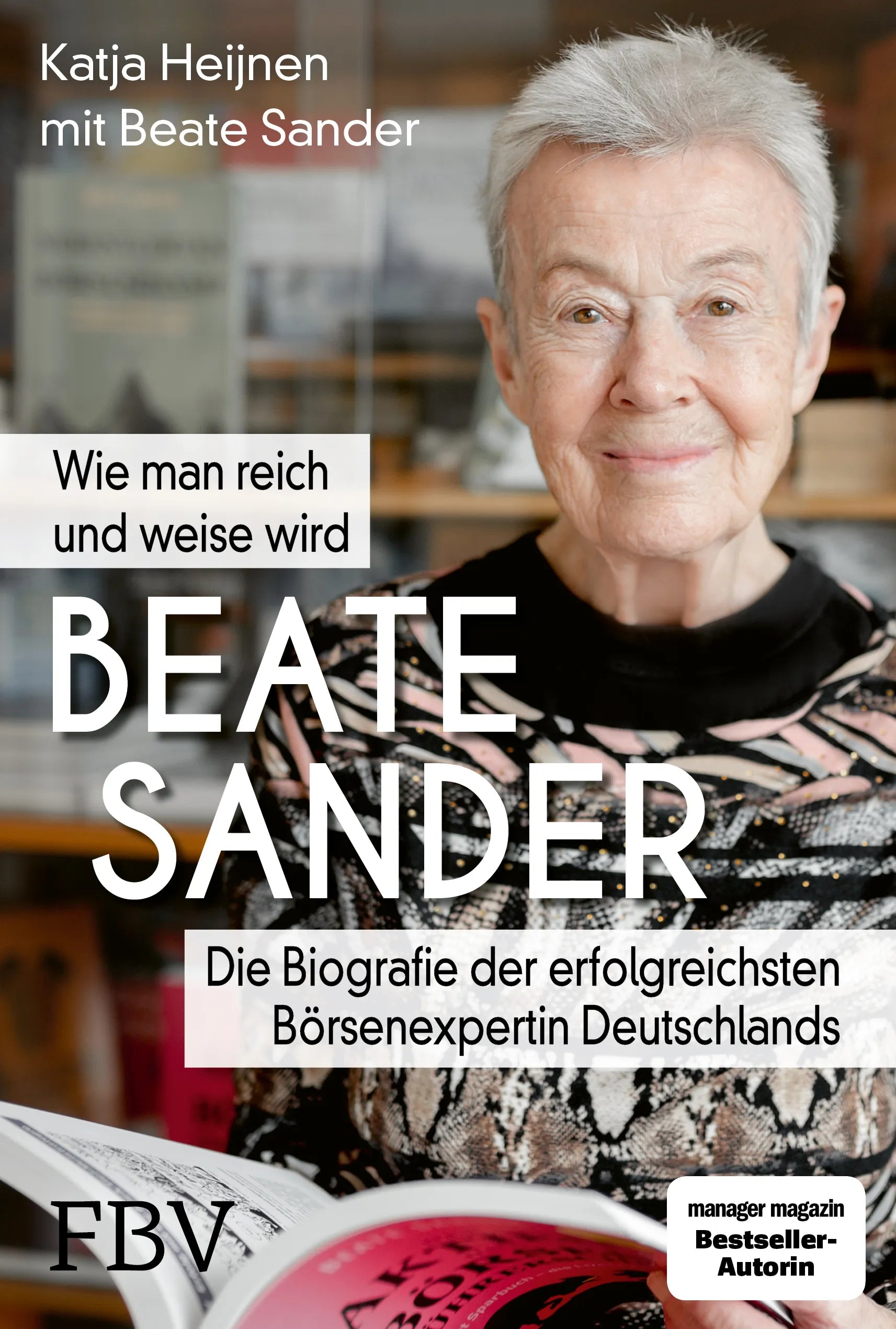Buchcover von 'Beate Sander - Wie man reich und weise wird' - Gebundene Ausgabe von Katja Heijnen