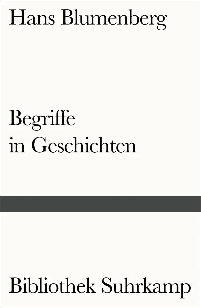 Buchcover von 'Begriffe in Geschichten' - Taschenbuch von Hans Blumenberg