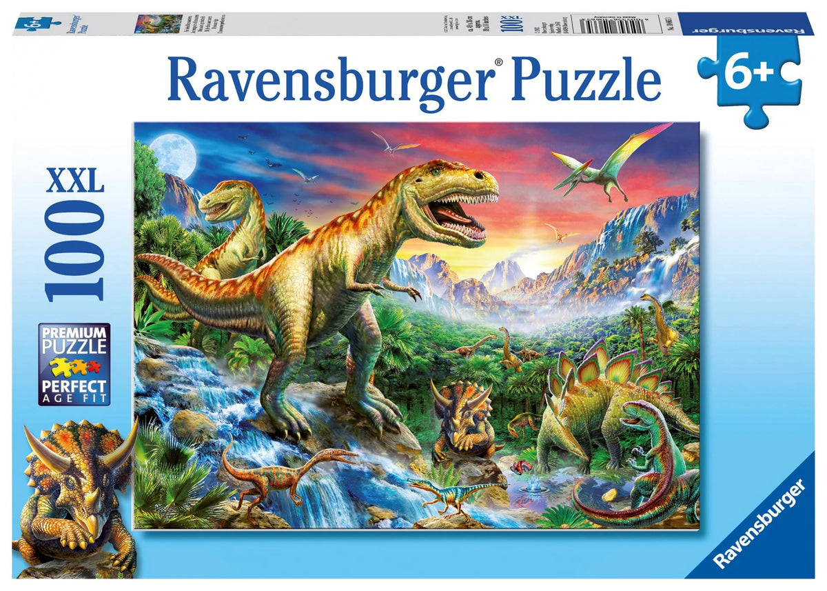Kinderpuzzle: Kinderpuzzle 100 XXL Teile - Bei den Dinosauriern