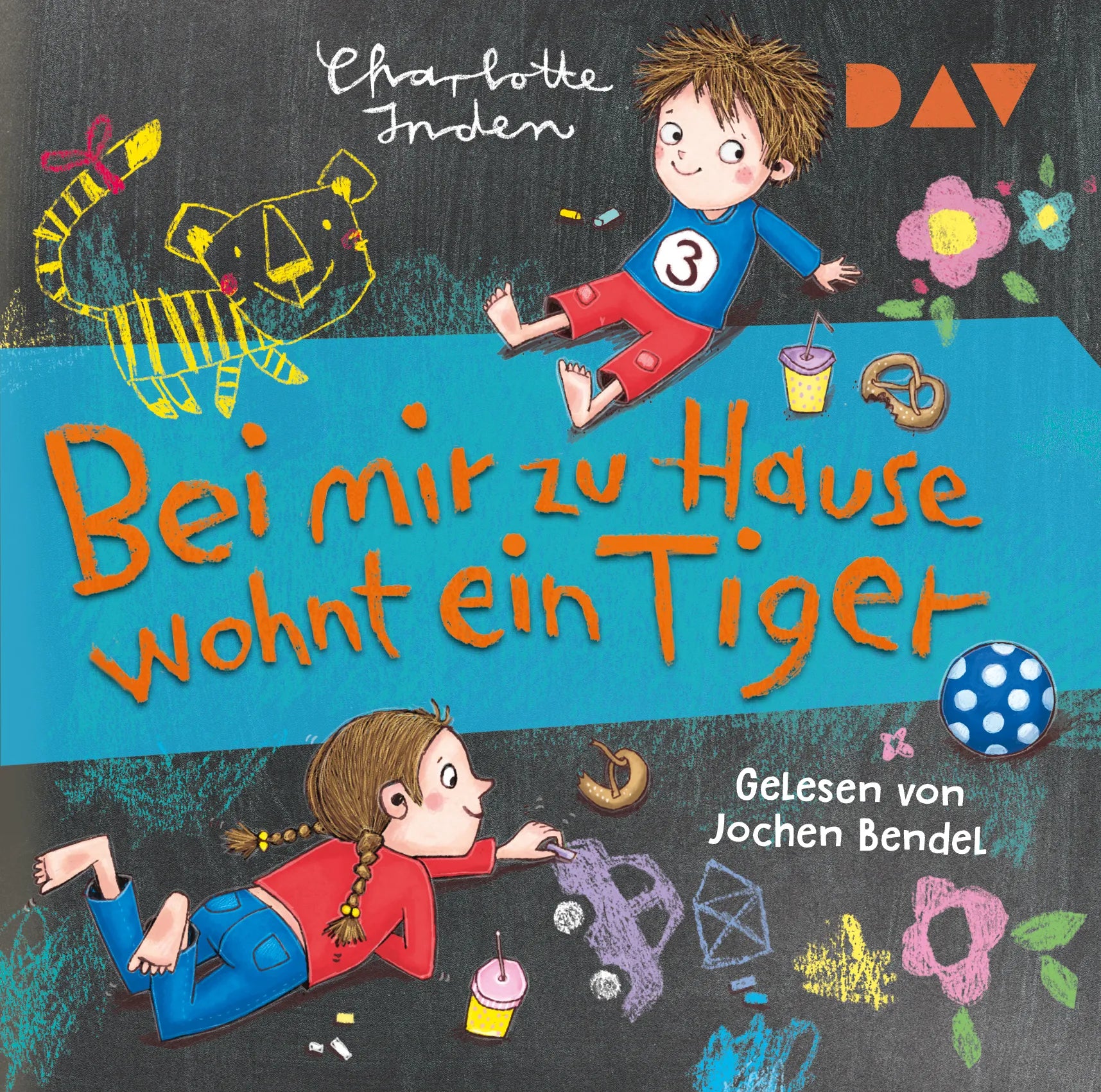 Buchcover von 'Bei mir zu Hause wohnt ein Tiger' - Hörbuch (CD) von Charlotte Inden
