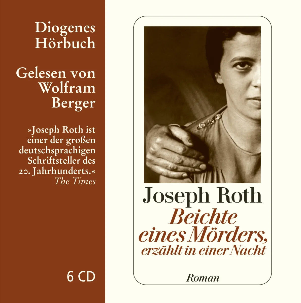Buchcover von 'Beichte eines Mörders, erzählt in einer Nacht' - Hörbuch (CD) von Joseph Roth