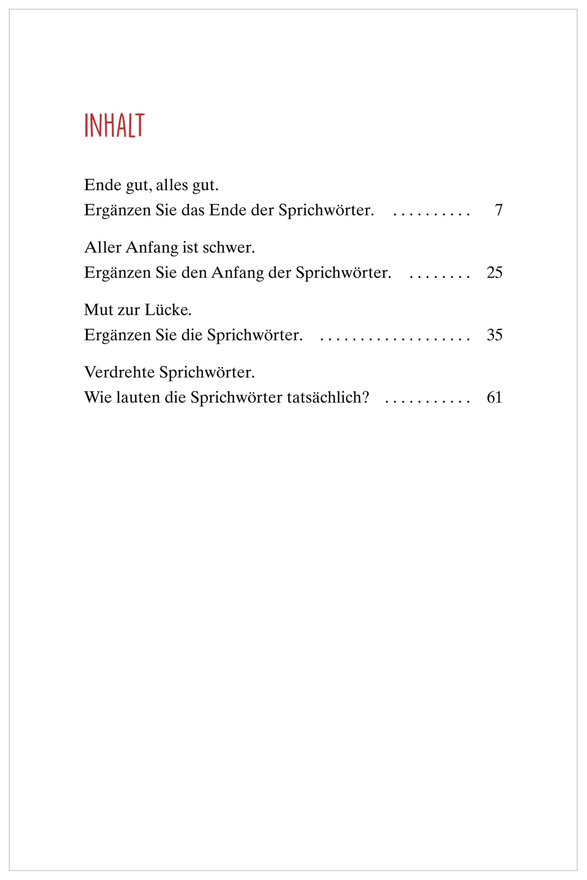 Beliebte Sprichwörter. Das Gedächtnistraining-Quiz für Senioren. Ideal als Beschäftigung, Gedächtnistraining, Aktivierung bei Demenz. – Ansicht