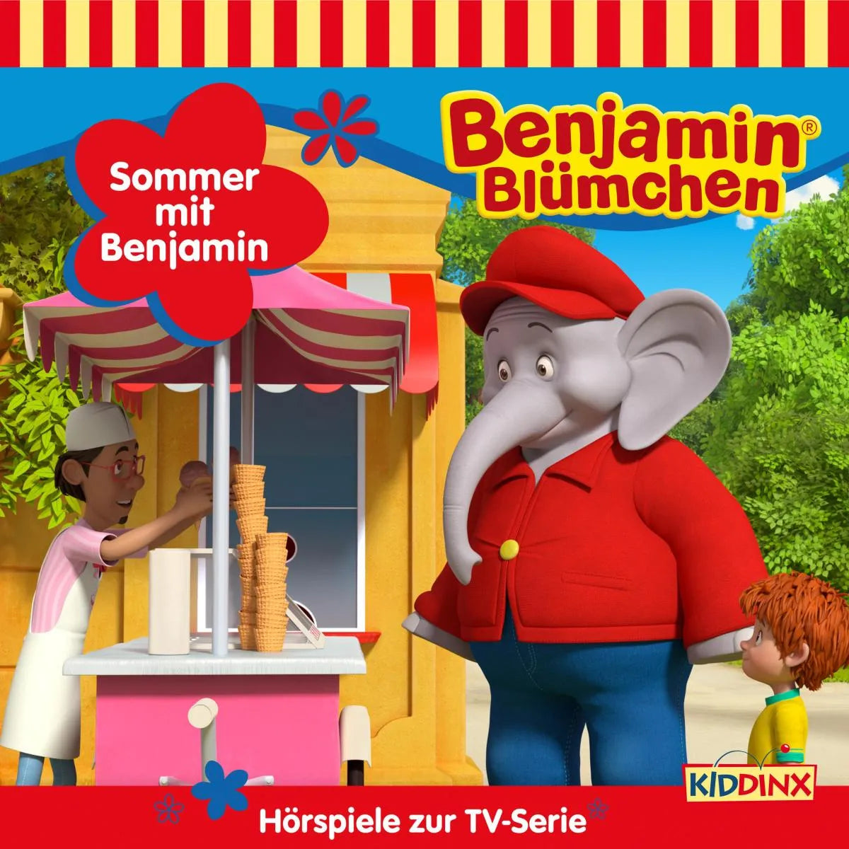 Cover: Benjamin Blümchen, Hörspiele zur TV-Serie, Sommer mit Benjamin (Hörbuch Download) von Doris Riedl