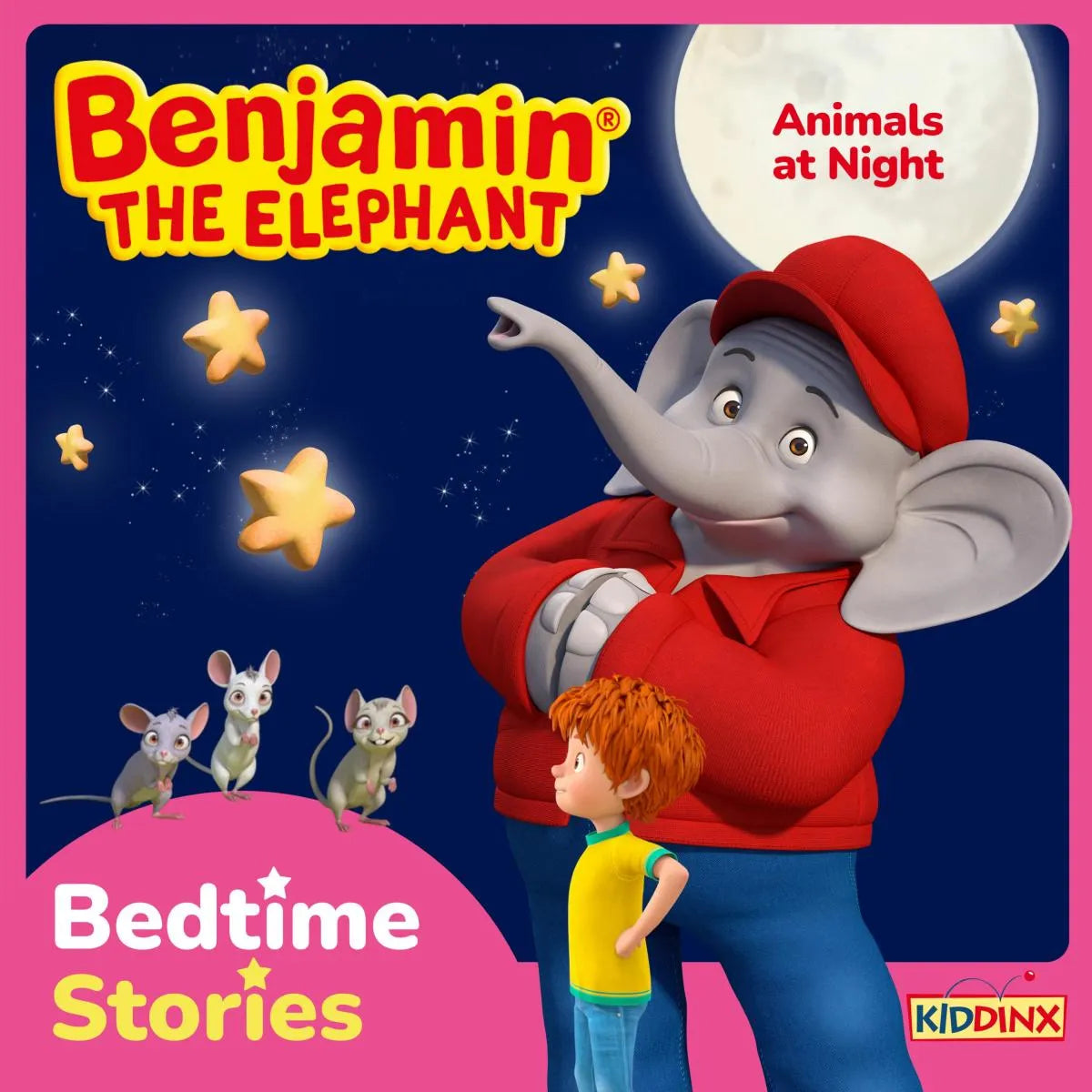 Cover: Benjamin the Elephant, Bedtime Stories for Kids, Animals at Night (Hörbuch Download) von Vincent Andreas