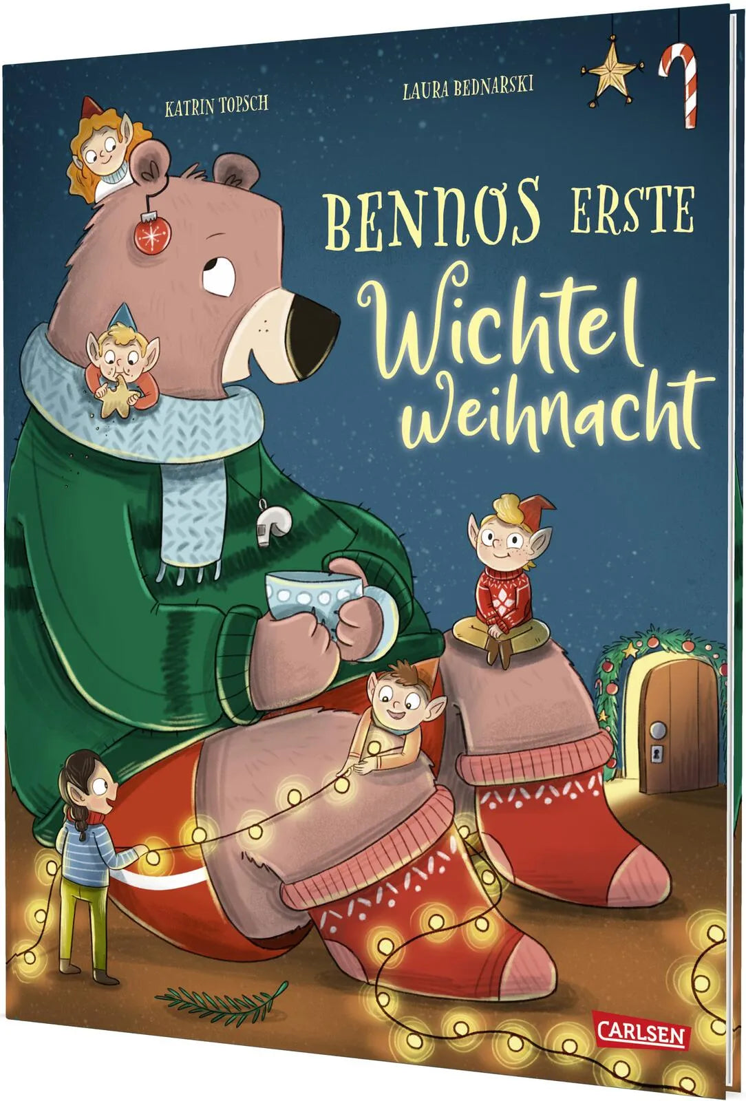 Cover: Bennos erste Wichtelweihnacht (Hardcover) von Katrin Topsch