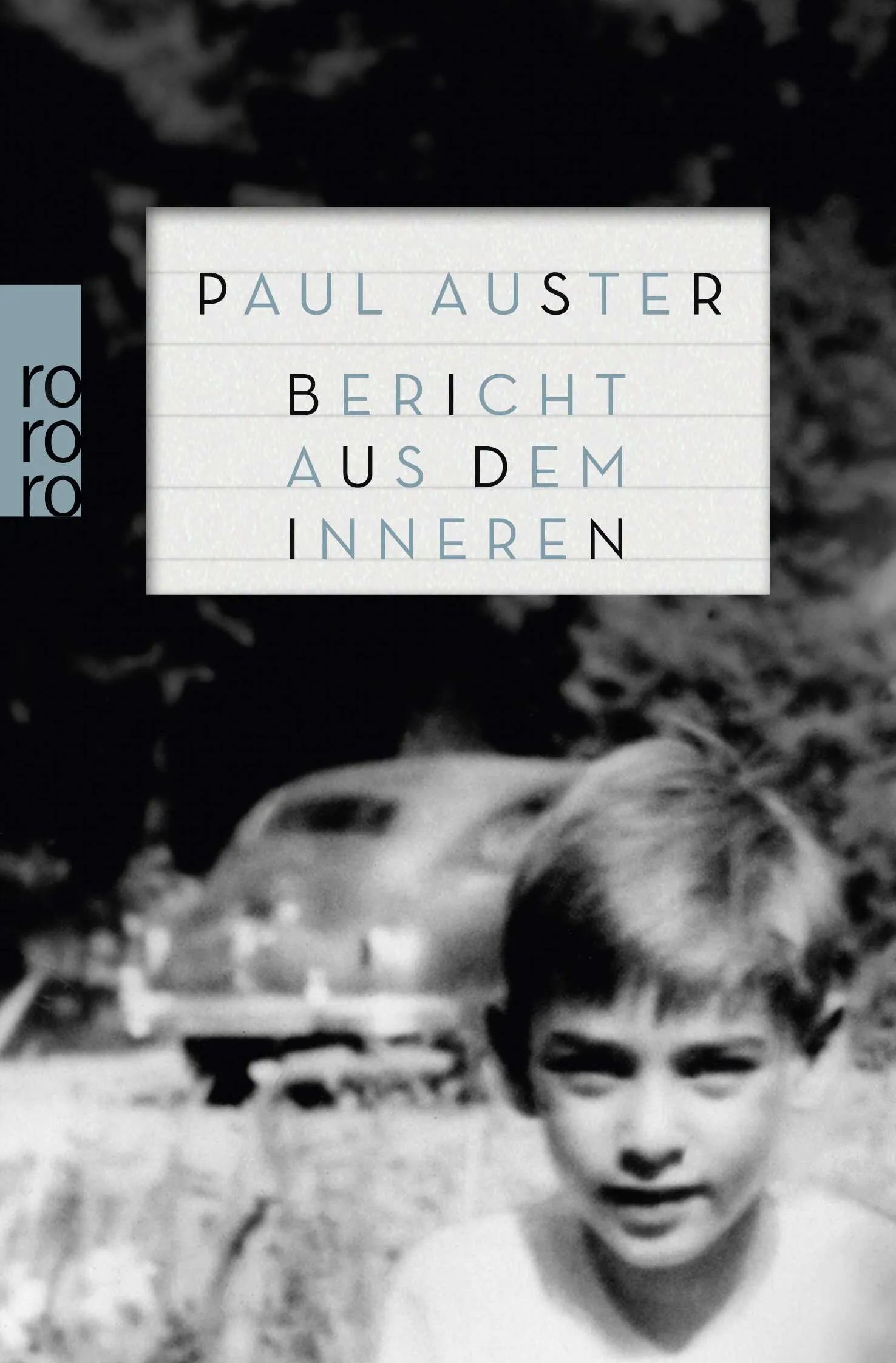 Buchcover von 'Bericht aus dem Inneren' - Taschenbuch von Paul Auster