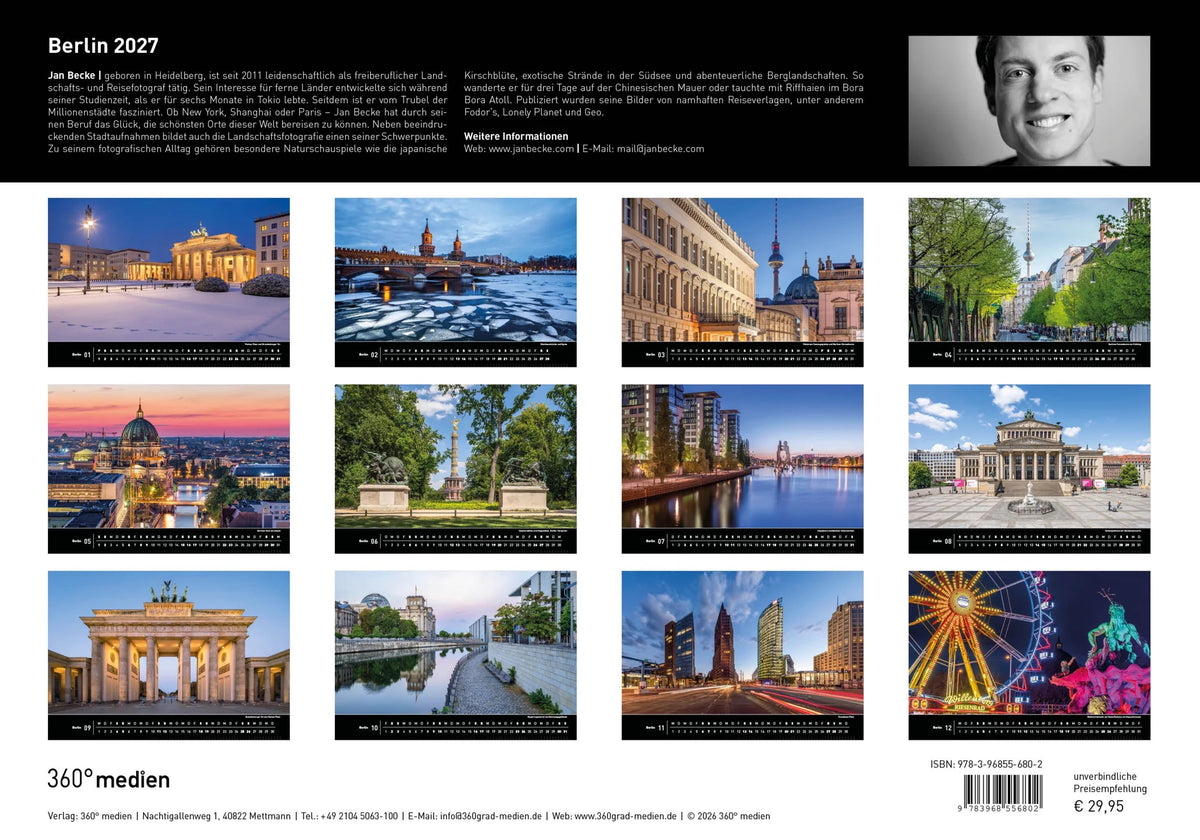 Berlin Premiumkalender 2027 – Ansicht