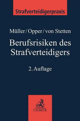 Buchcover von 'Berufsrisiken des Strafverteidigers' - Taschenbuch von Eckhart Müller