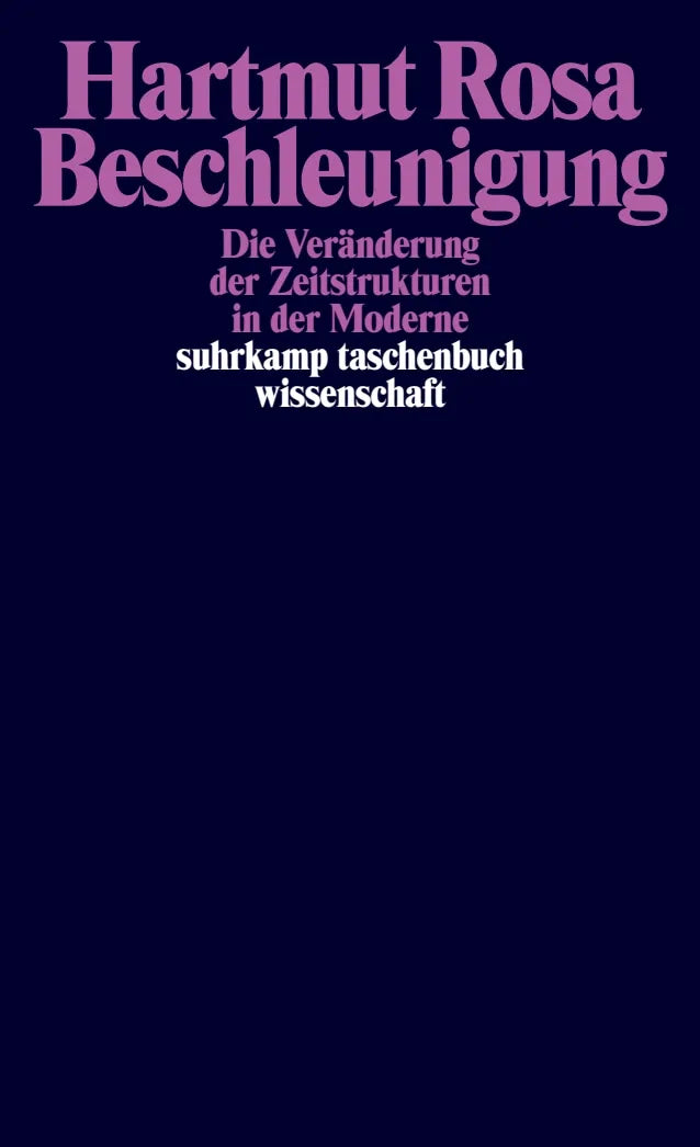 Buchcover von 'Beschleunigung' - Taschenbuch von Hartmut Rosa