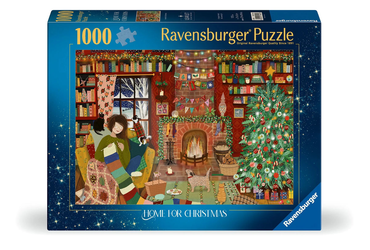 Puzzle: Weihnachtspuzzle 1000 Teile - Besinnliche Weihnachten zu Hause
