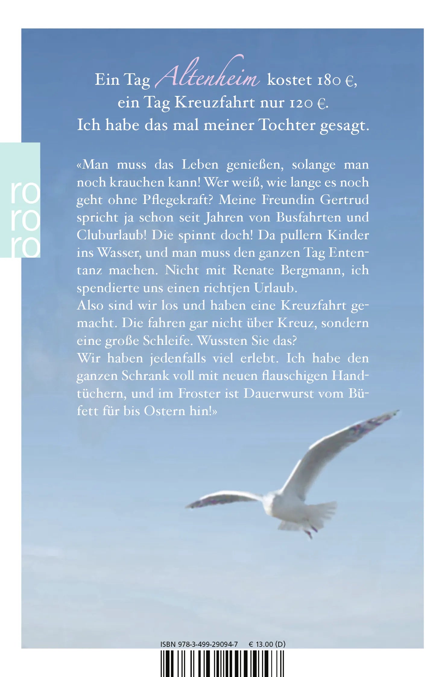 Buchrückseite von 'Besser als Bus fahren' mit Klappentext - Taschenbuch
