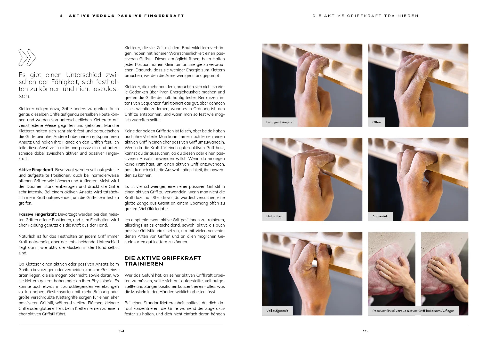 Innenansicht von 'Besser klettern – Fingerkraft trainieren, Ausdauer steigern, Technik optimieren' - Taschenbuch