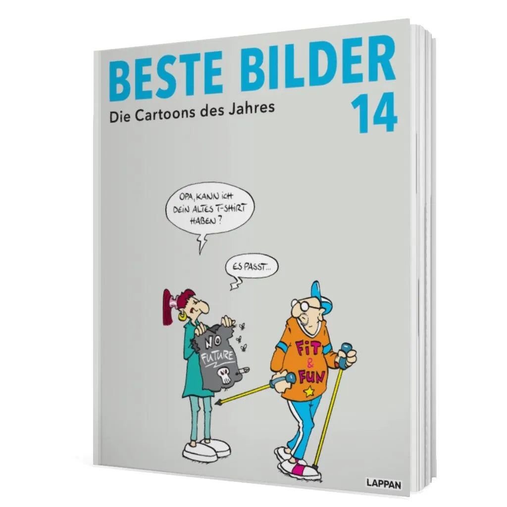 Produktansicht: Beste Bilder 14 – Die Cartoons des Jahres 2023 (Taschenbuch)
